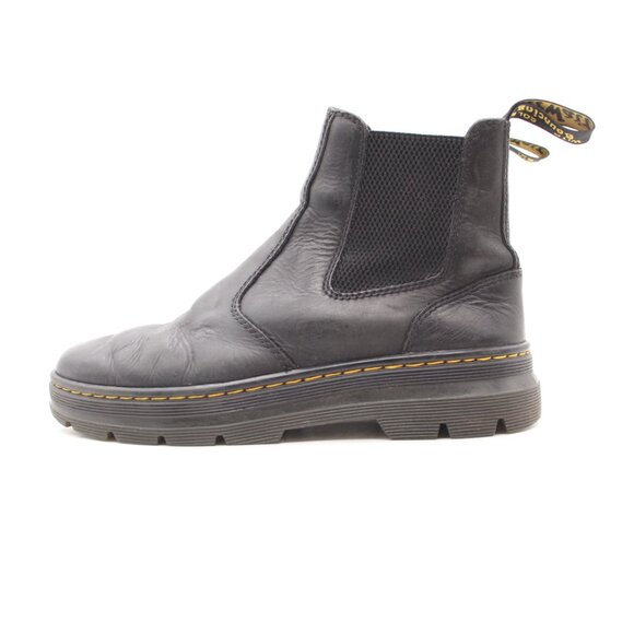 Dr. Martens Embury Women's Size 8 Men's 7 Black Leather Chelsea Boots - Picture 4 of 9